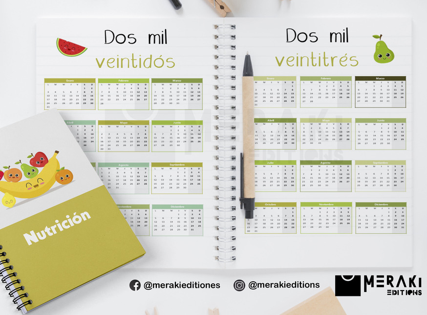 Agenda Nutrición Perpetua, Agenda Personalizada, Nutrición