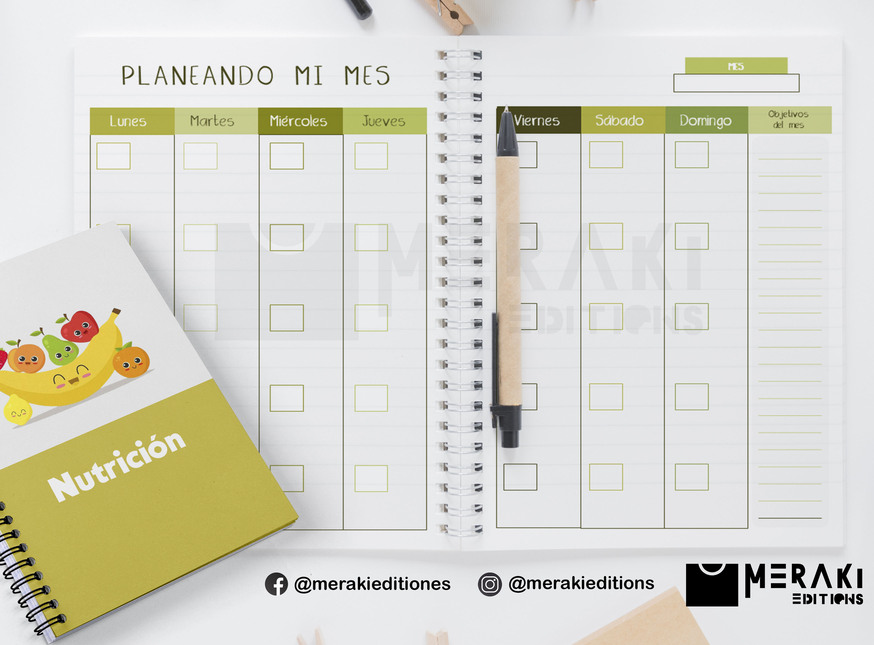 Agenda Nutrición Perpetua, Agenda Personalizada, Nutrición
