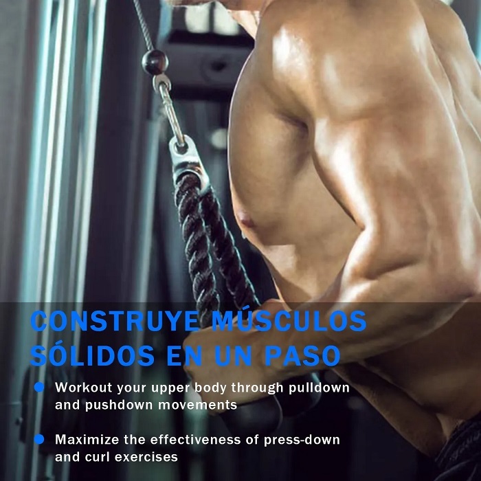 Cuerda Entrenamiento Gym Tríceps Para Desarrollo Muscular