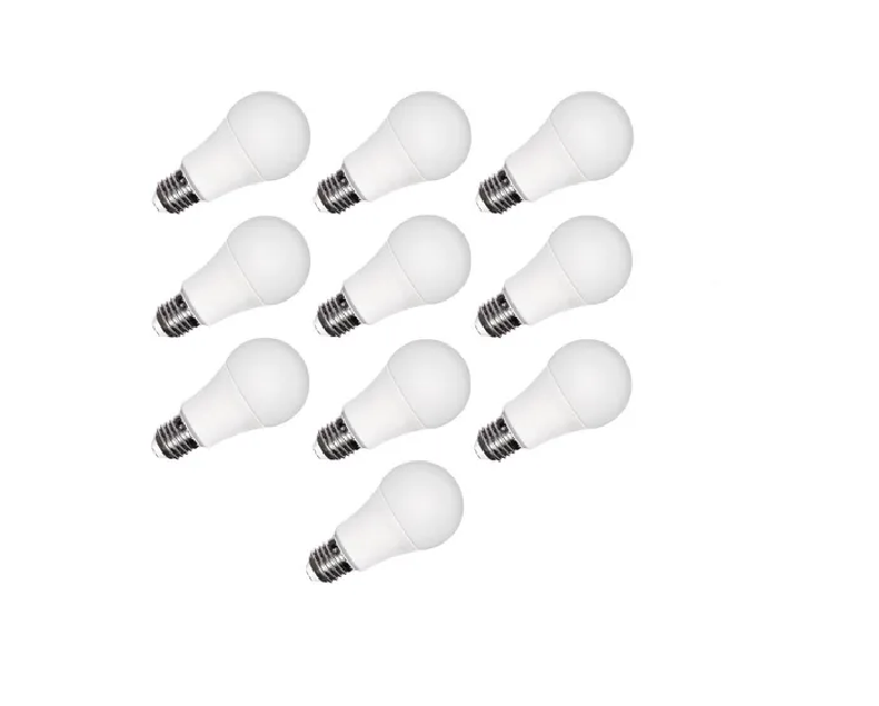 Foco Led 10w Luz Cálida E27 Ahorrador 10 Focos 