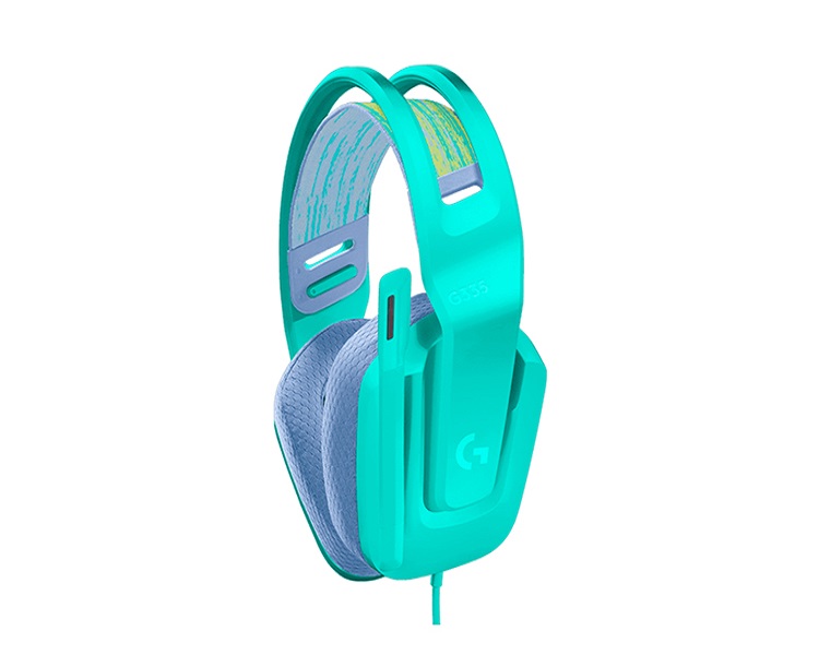 Audífonos Logitech G335 con micrófono y cable.