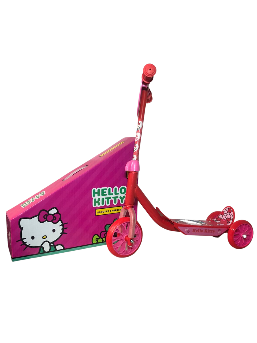 Scooter Patín Del Diablo Hello Kitty 3 Ruedas