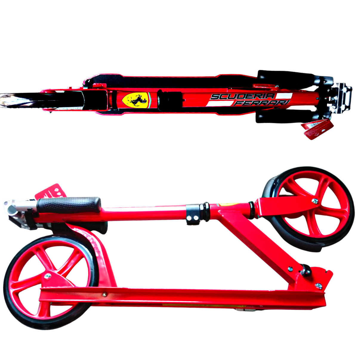 Scooter Patín Del Diablo Plegable Ferrari De 2 Ruedas Grande