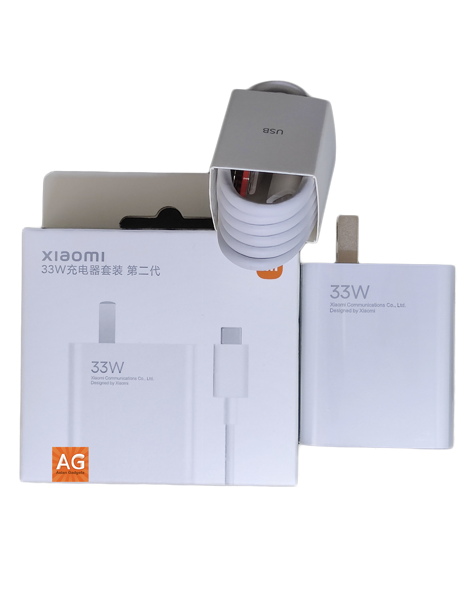 Cargador Turbo Xiaomi Original 33w Cable Naranja Mdy-11-ex