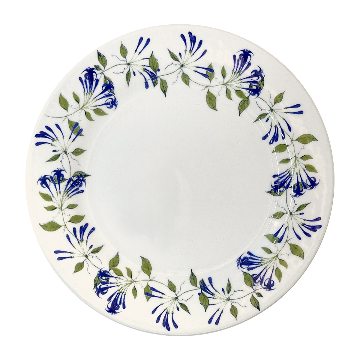 Juego De Tazas Con Platos 8 Pzas Flores Primavera Corona