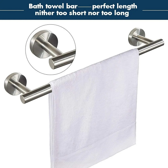 Juego De 5 Piezas De Accesorios De Baño De Acero Inoxidable