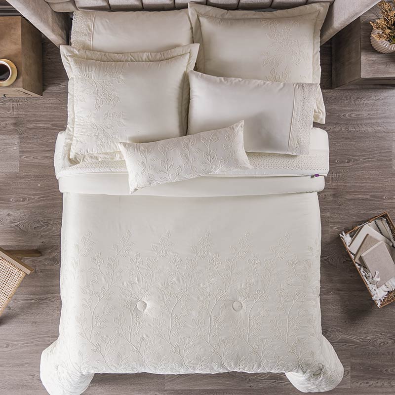 Edredón Castaña Matrimonial - Vianney 