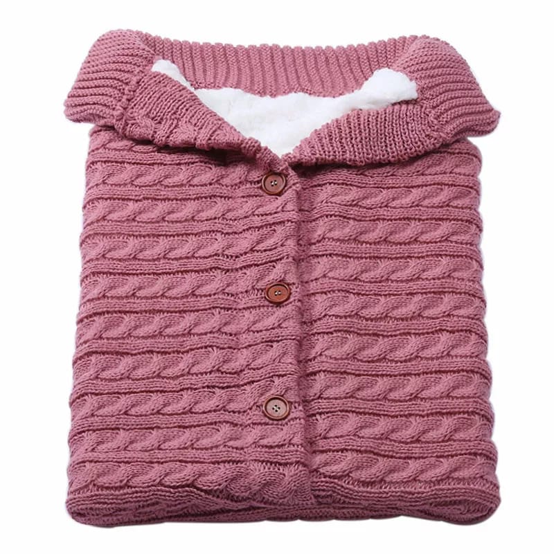 Saco Dormir Lana Bebé Niño Niña Cobija Tejida Suave (0-1año)