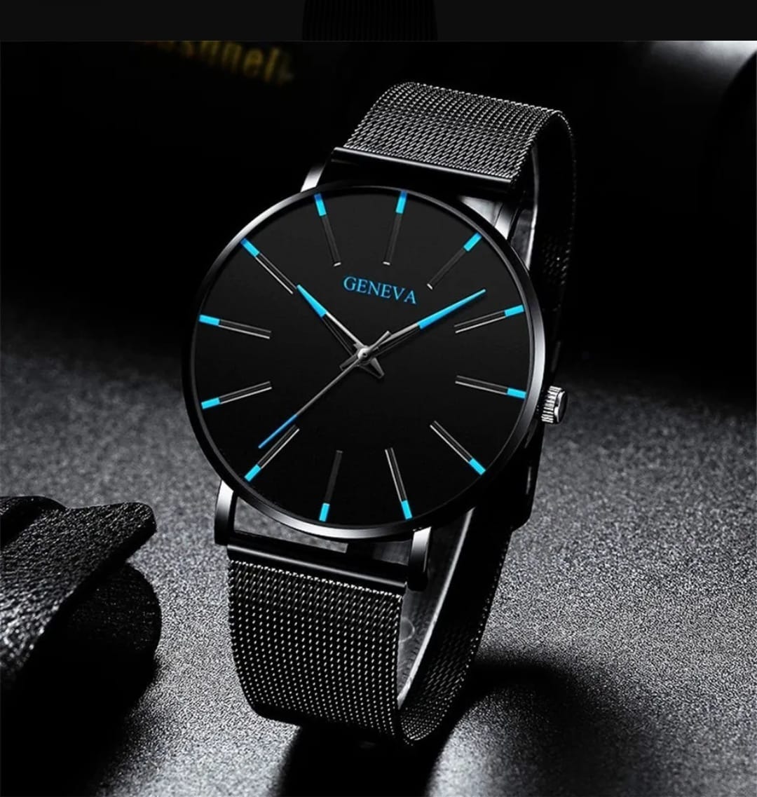 Reloj Geneva Caballero Lujo Hombre Diseño Ejecutivo Premium