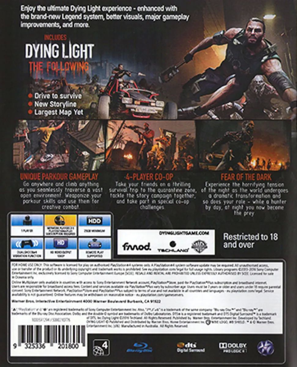 Dying Light The Following Ps4 - Game Center
