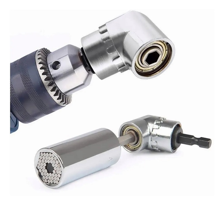 Juego De Destornillador De Ángulo Recto 105 Grados Taladro