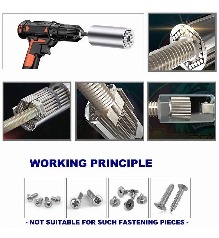 Juego De Destornillador De Ángulo Recto 105 Grados Taladro