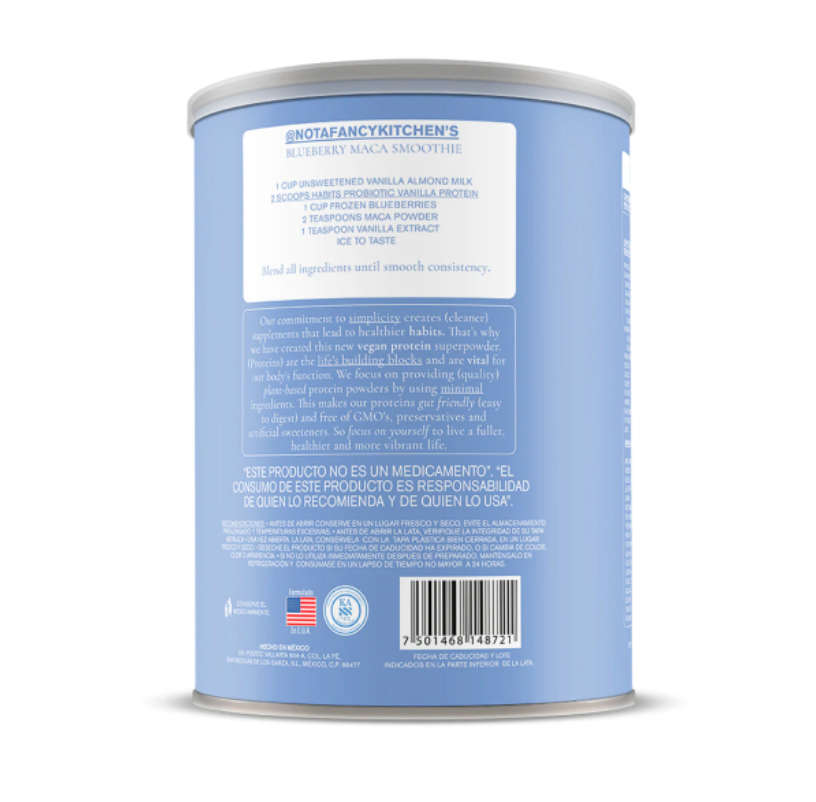 Proteína Vegana Habits Vainilla 488g