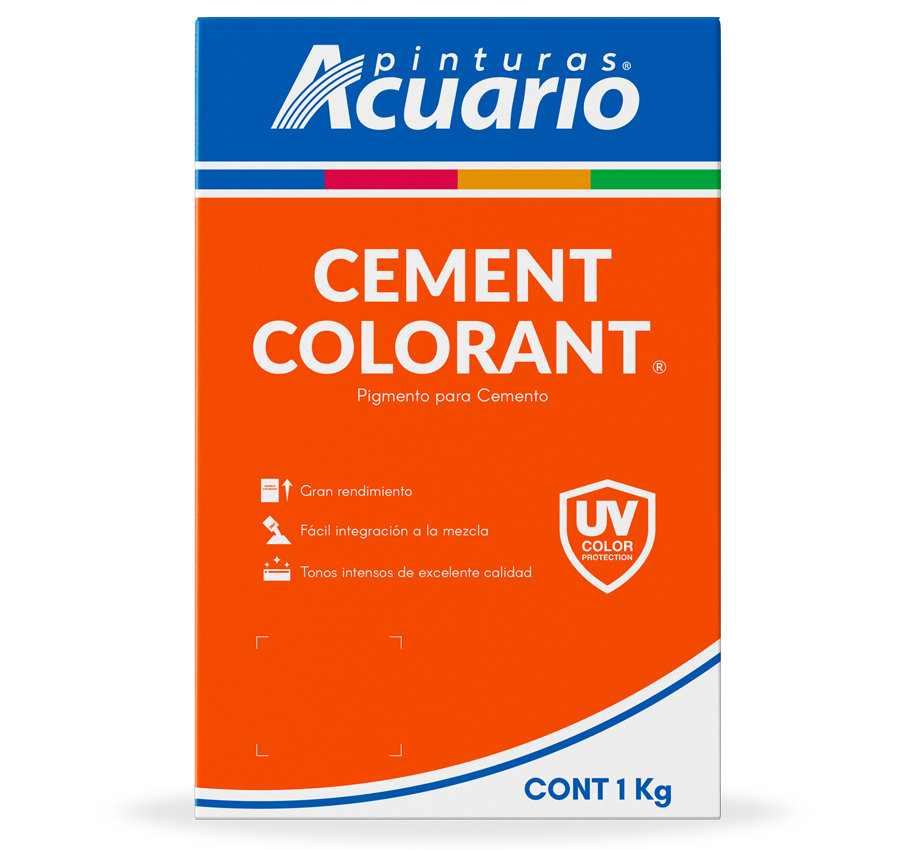 Color Para Cemento Turquesa 1kg Acuario CA93610