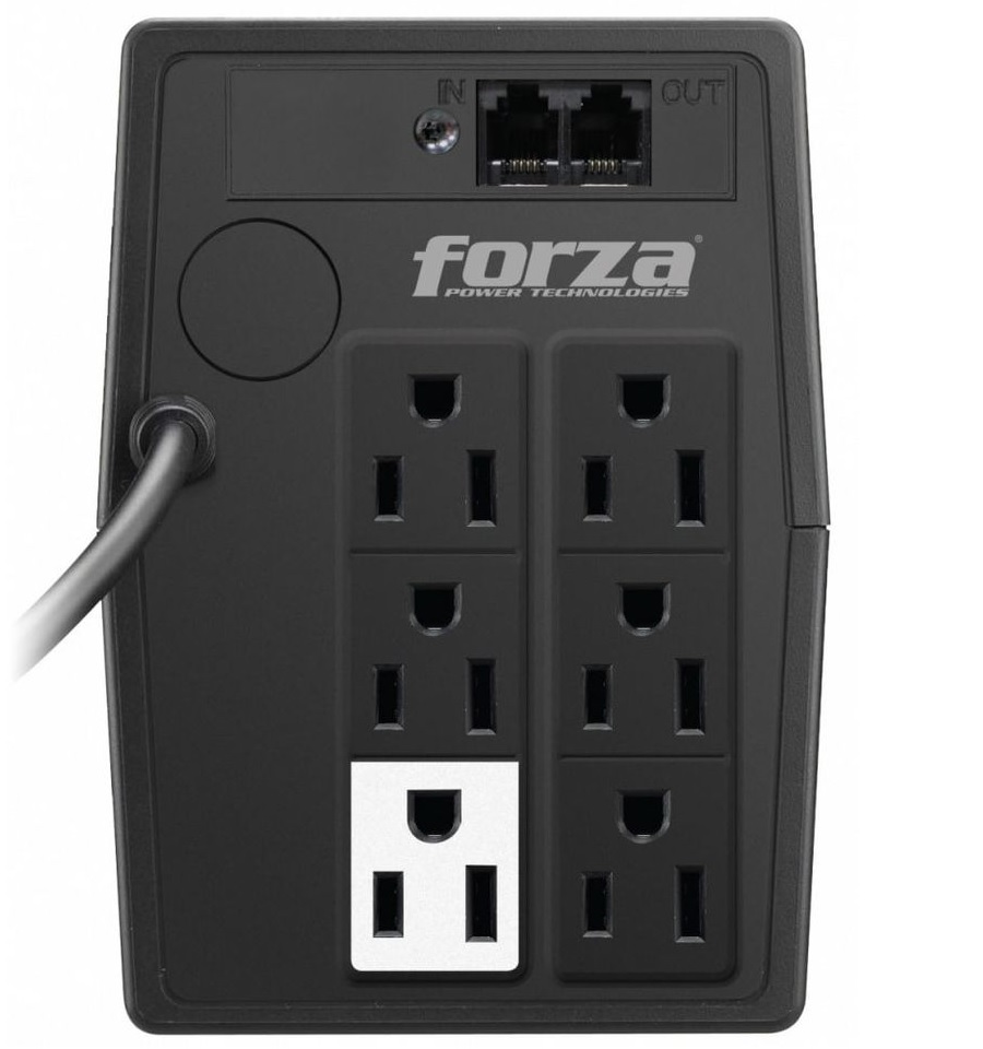 No Break Forza Power Technologies NT-751, 375W, 750VA, Entrada 120V, 6 Contactos