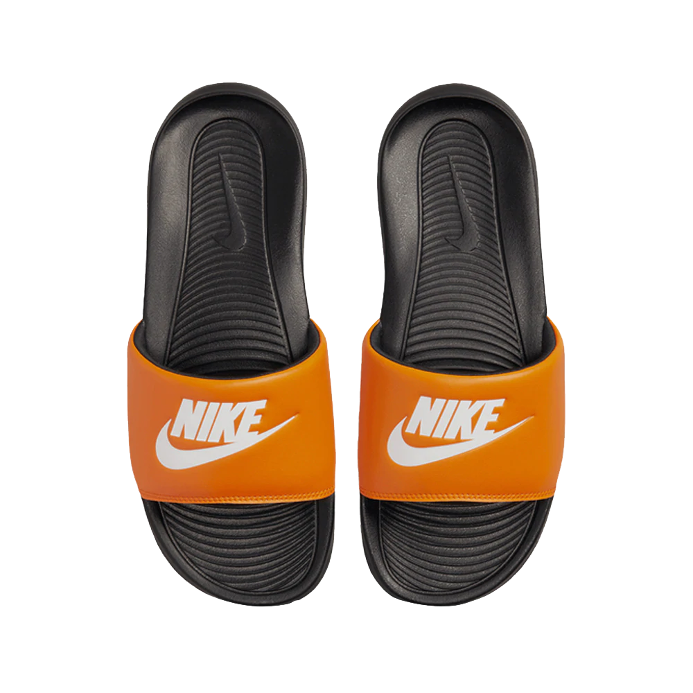 Sandalias Nike Victori One Color Naranja Negro Para Hombre