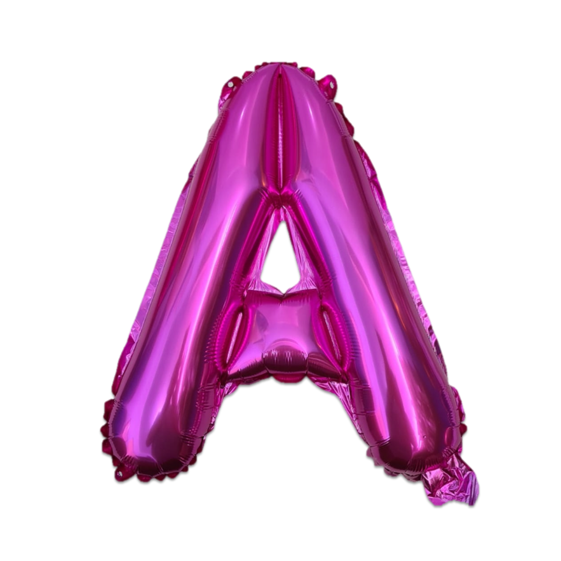 Globos de letra a  de papel de aluminio de 14 pulgadas oro plata rose gold azul rey fuchsia 