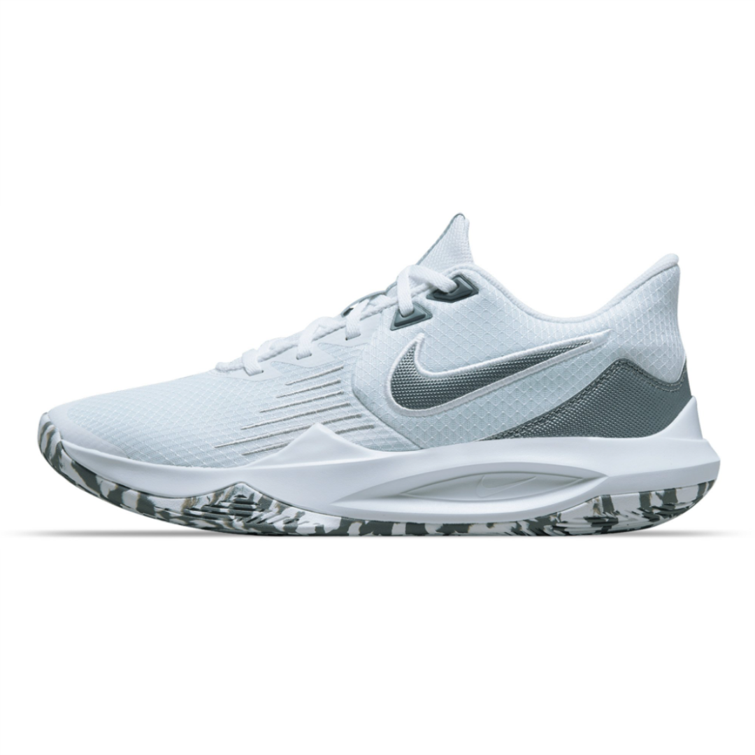 Tenis Para Basquetbol Nike Precision 5 Blanco Unisex
