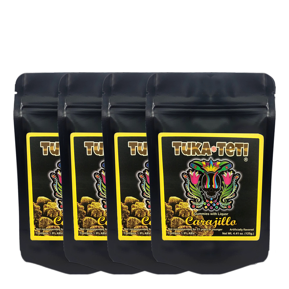 Tuka Teti Gomitas Con Alcohol Sabor Carajillo 4 Pack