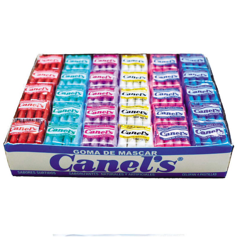 CHICLE CANELS 4S ORIGINAL 60 PIEZAS
