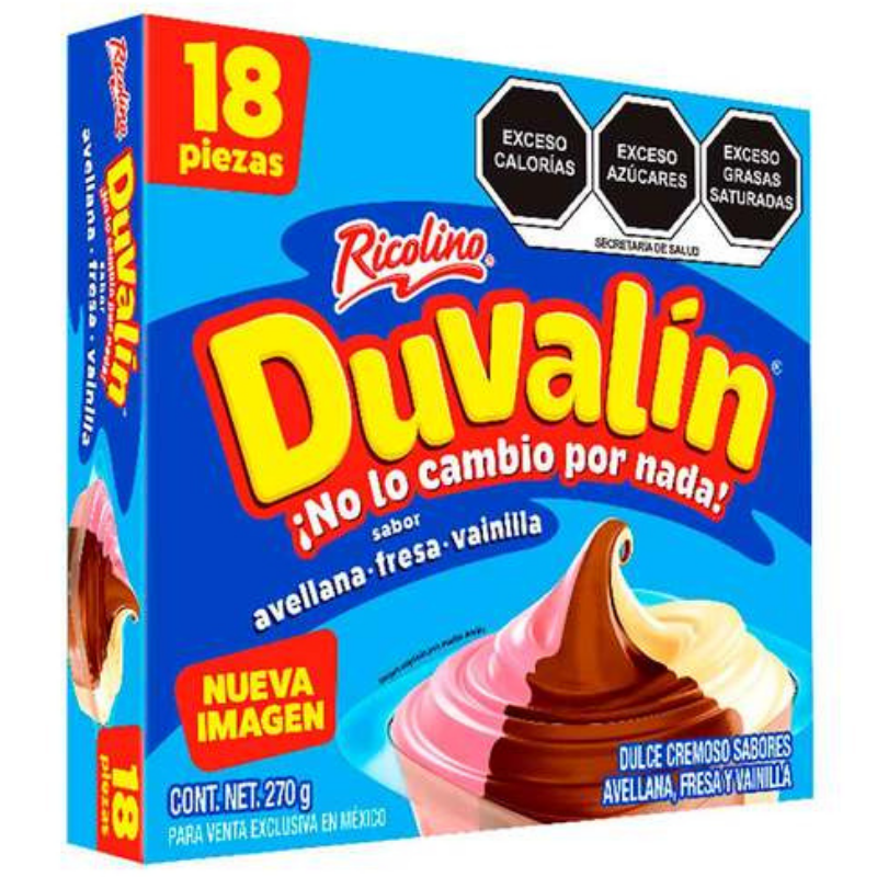 CHOCOLATE DUVALIN TRISABOR 18 PIEZAS