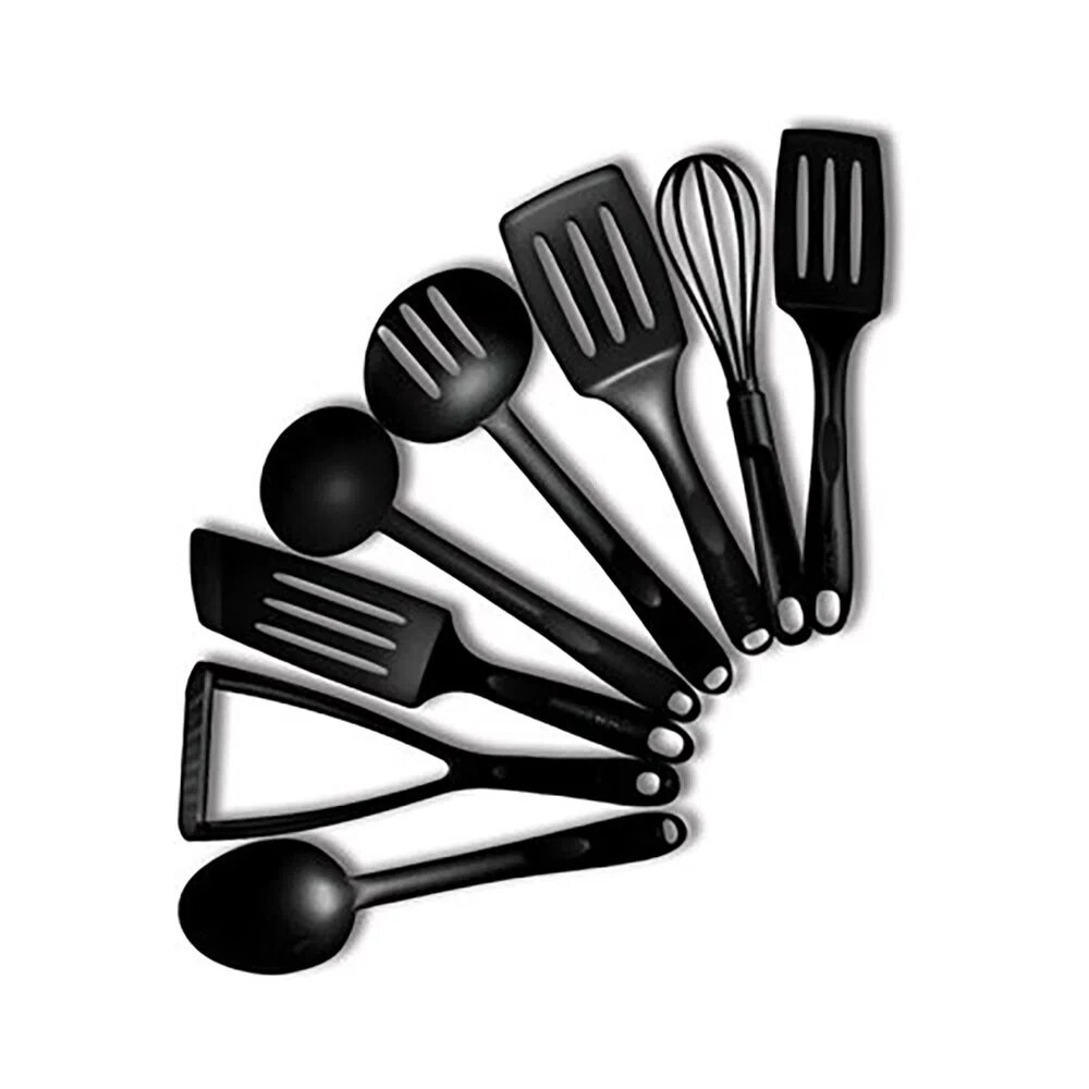 Utensilios De Cocina T-Fal 27440000M 8 Piezas De Nylon-Negro