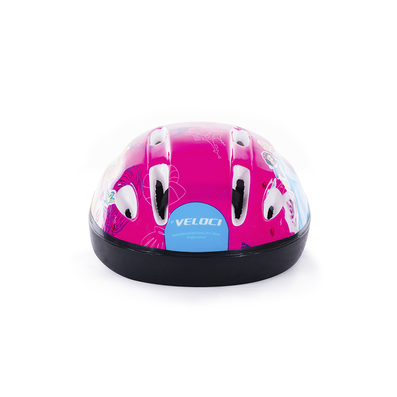 Casco Protección Infantil Bicicleta Rodada 12 Princesas