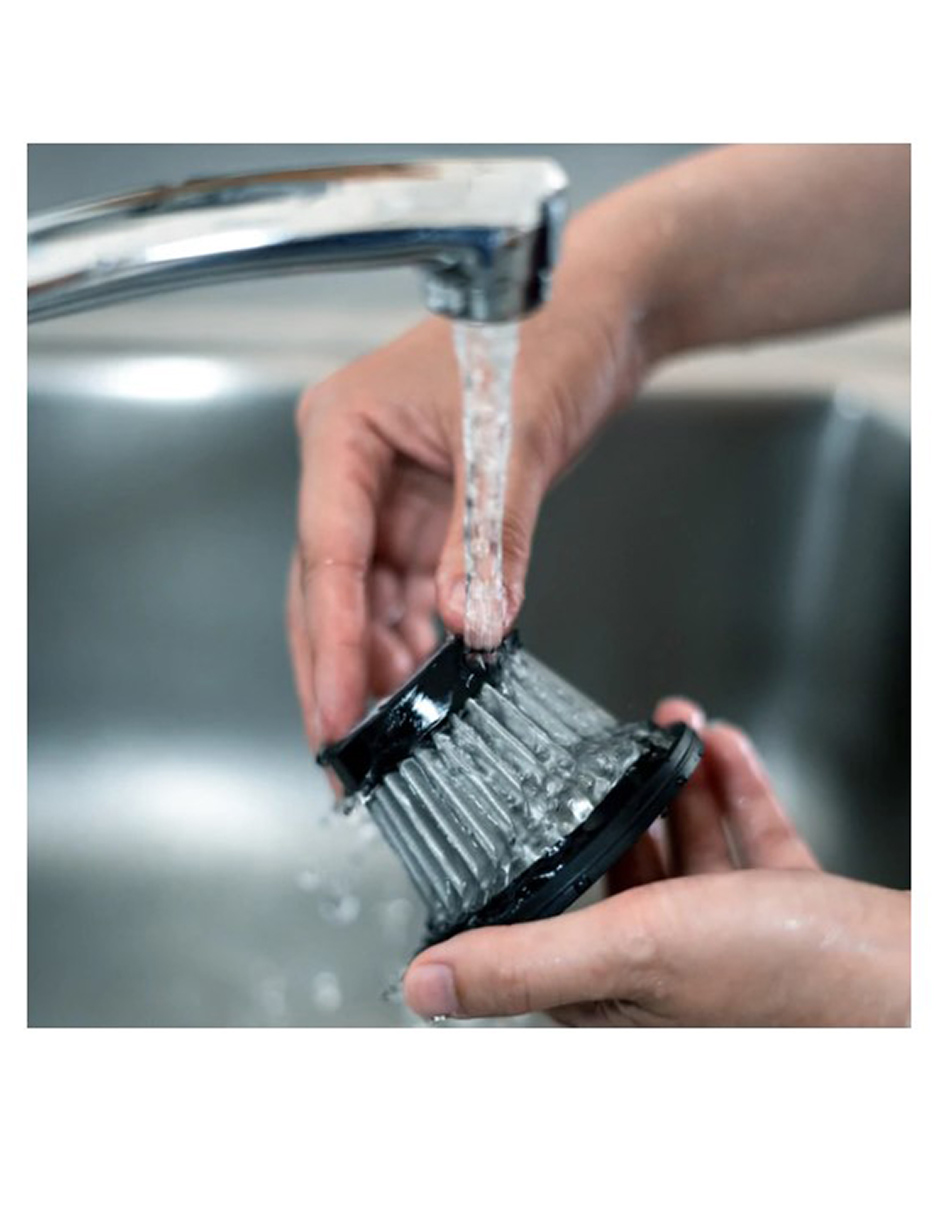 Aspiradora con filtro lavable y extraíble para automóvil Wagan Tech 7202