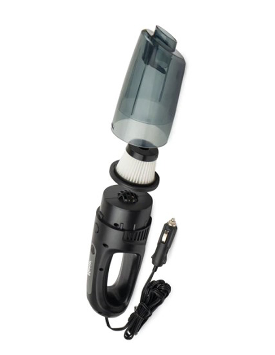 Aspiradora con filtro lavable y extraíble para automóvil Wagan Tech 7202