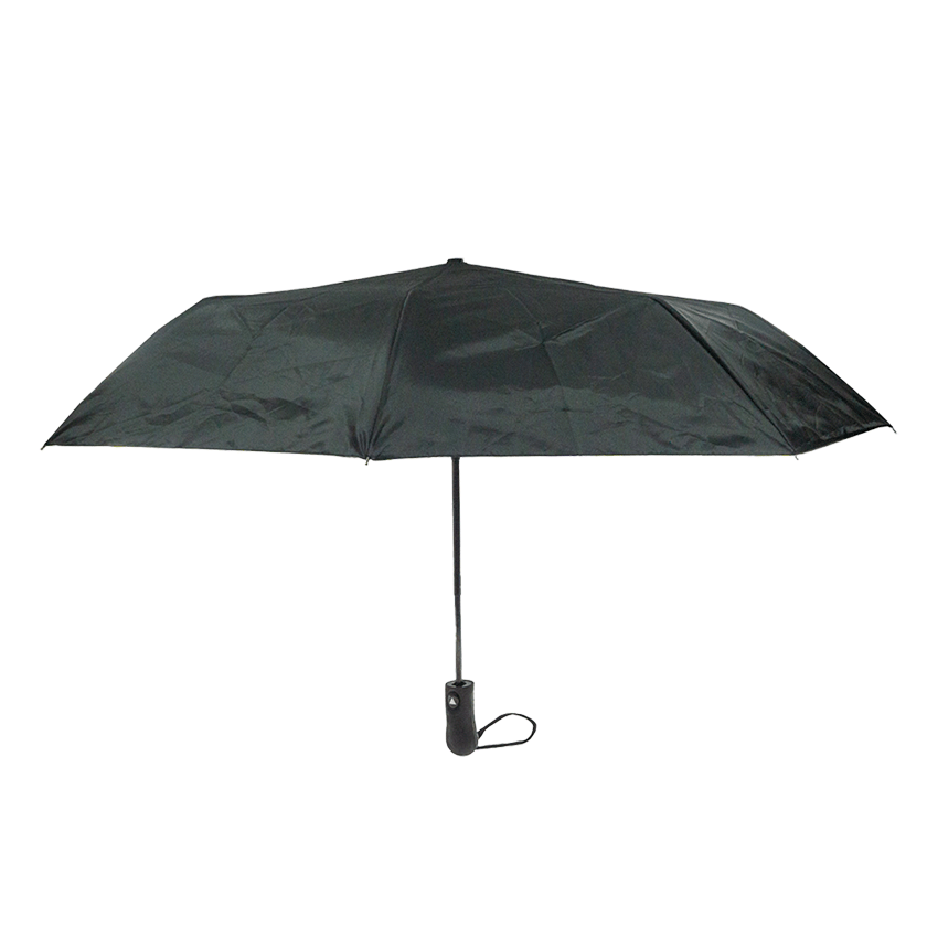 PARAGUAS SOMBRILLA  AUTOMATICO RETRACTIL DE BOLSILLO DOBLE CAPA CON PROTECCIÓN ANTI RAYOS UV -  COLOR NEGRO J CALLI