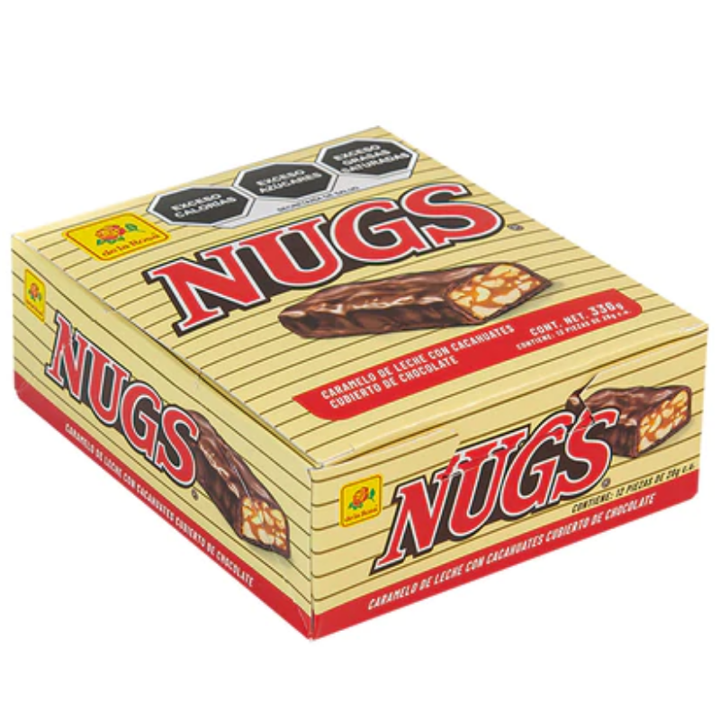 CHOCOLATE NUGS 12 PIEZAS
