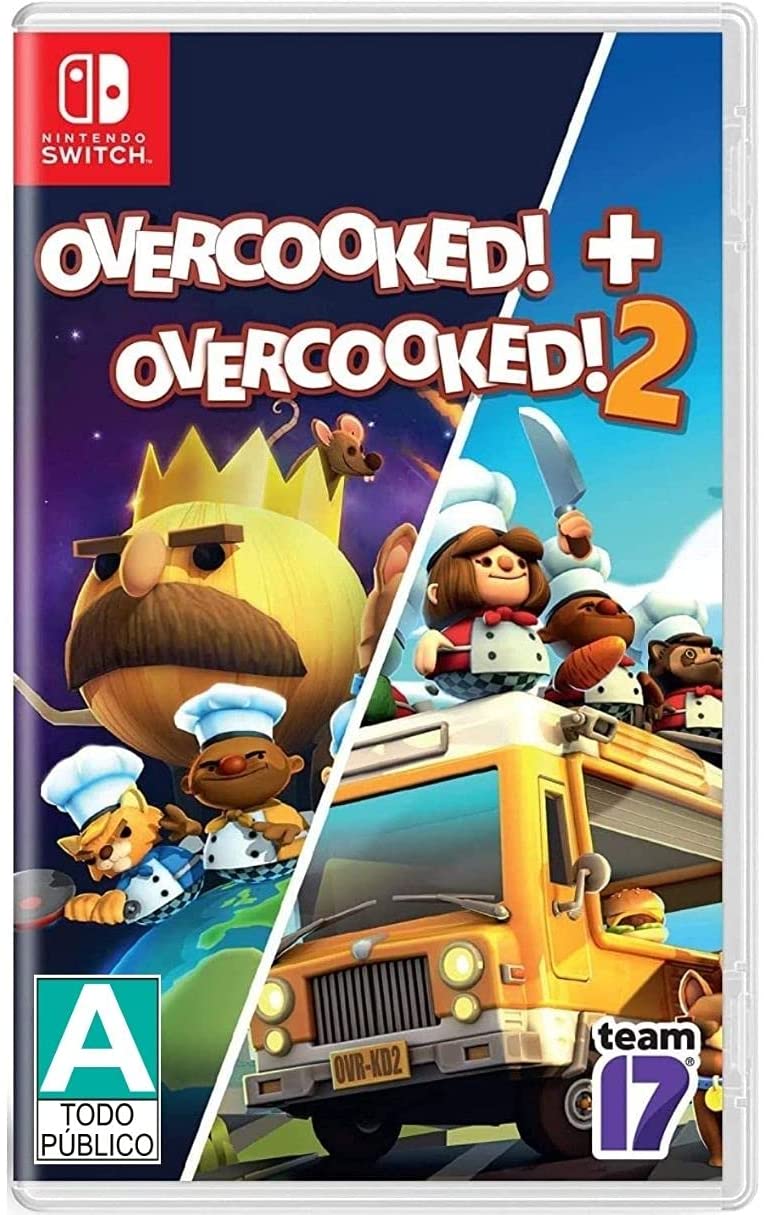 Nintendo Switch Juego Overcooked + Overcooked 2 Special Edition