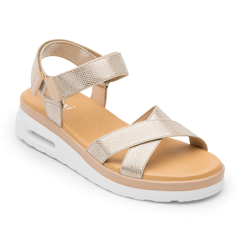 Sandalia Urbana Para Mujer Flexi 106513 Con Air Shock