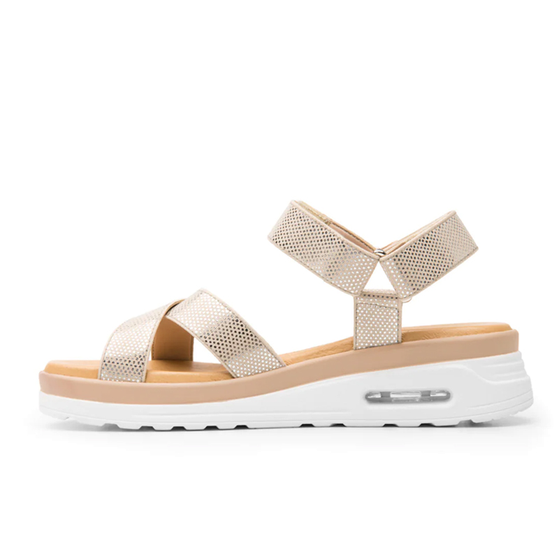 Sandalia Urbana Para Mujer Flexi 106513 Con Air Shock