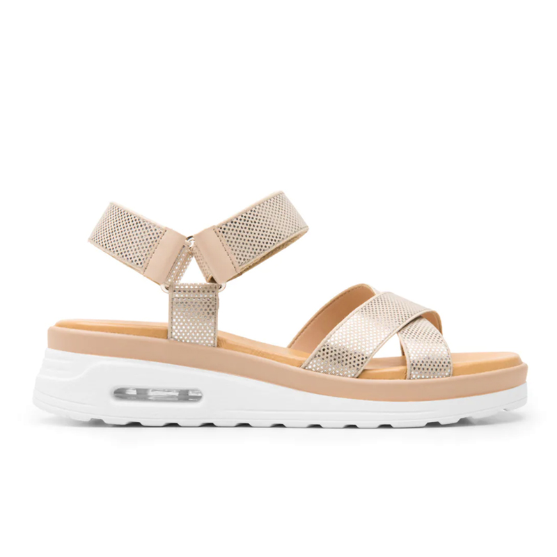 Sandalia Urbana Para Mujer Flexi 106513 Con Air Shock