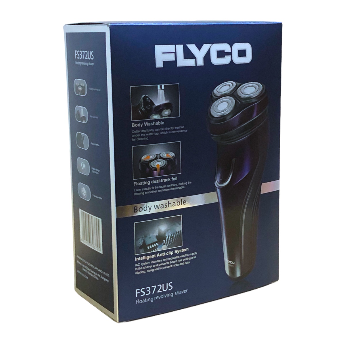 Afeitadora para hombres FLYCO Wet Dry Eléctrica Morado