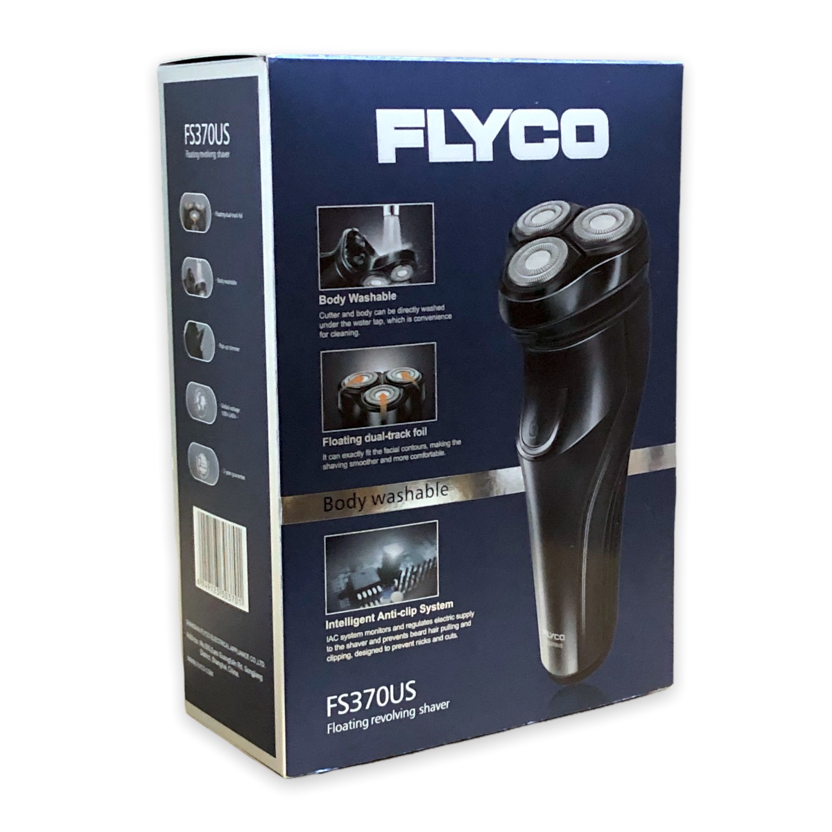 Afeitadora eléctrica FLYCO Wet  Dry Eléctrica para hombres Negro