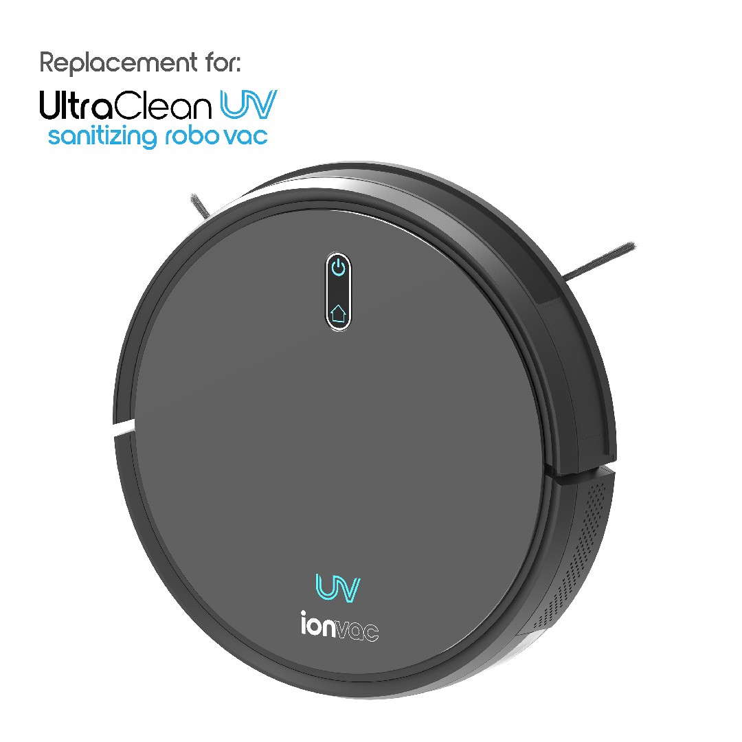 Aspiradora Ionvac Ultra Clean-con Mapeo Inteligente Y Luz Uv Desinfectante Negro