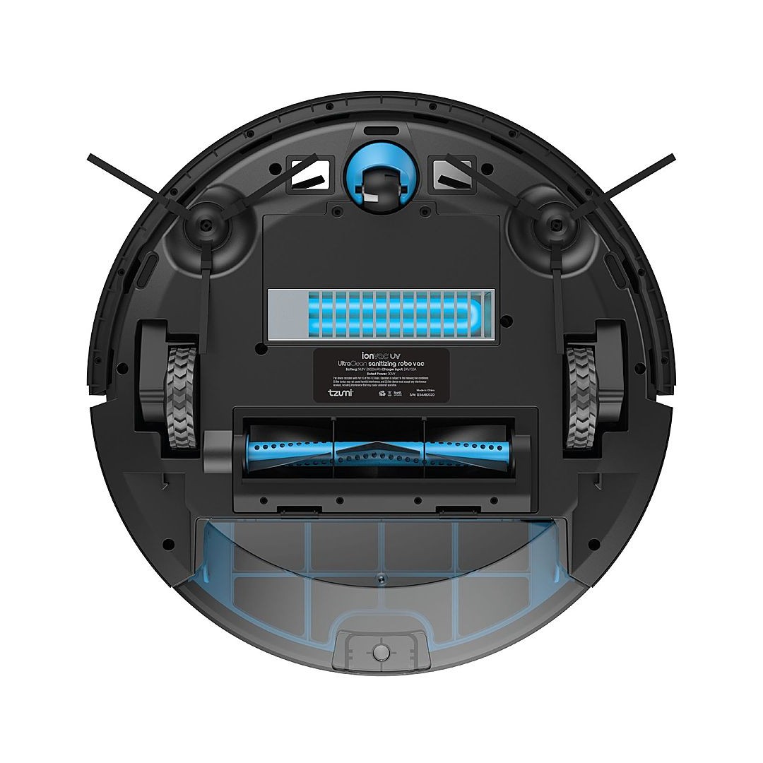 Aspiradora Ionvac Ultra Clean-con Mapeo Inteligente Y Luz Uv Desinfectante Negro