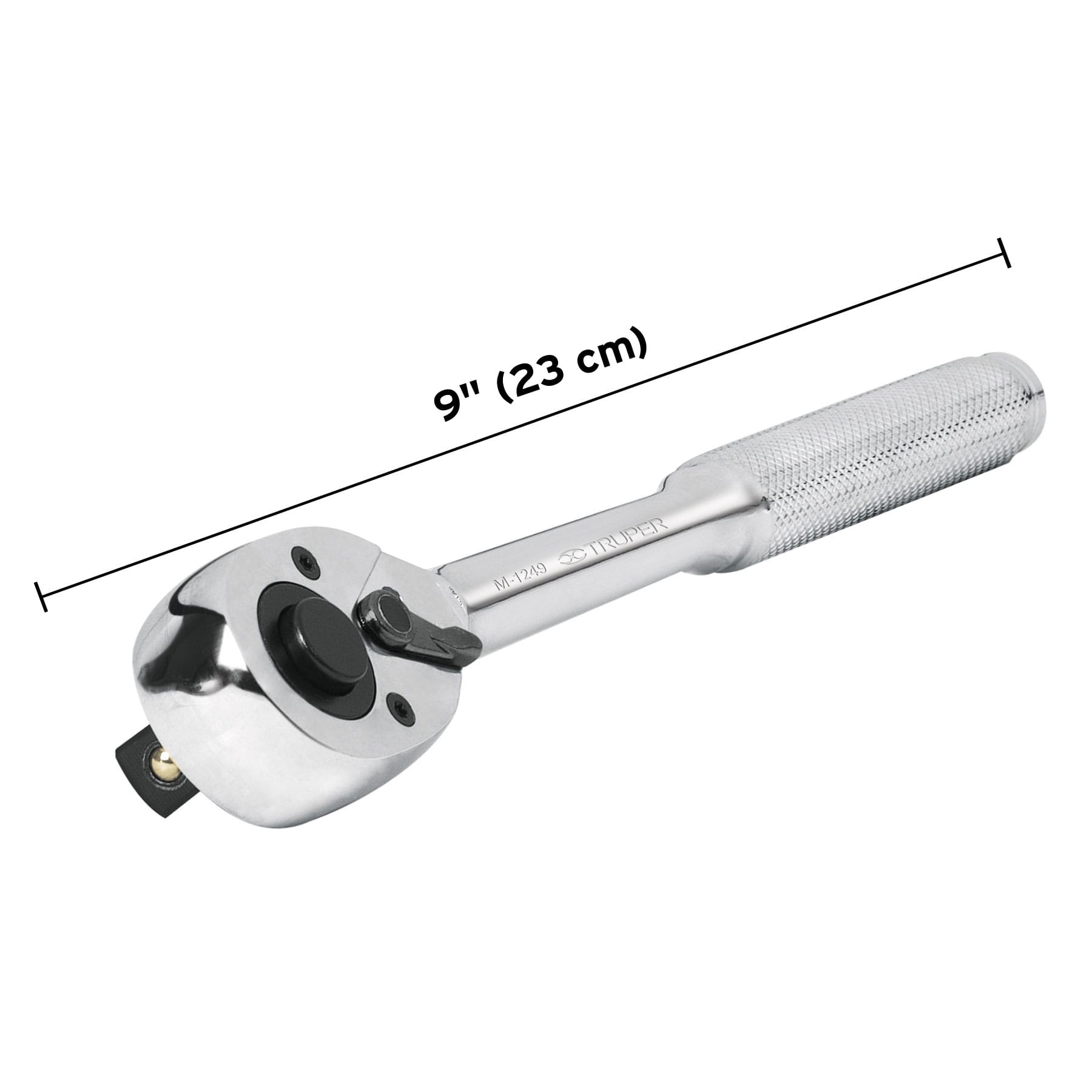 MATRACA CABEZA DE PERA PARA DADOS CUADRO 1/2P.