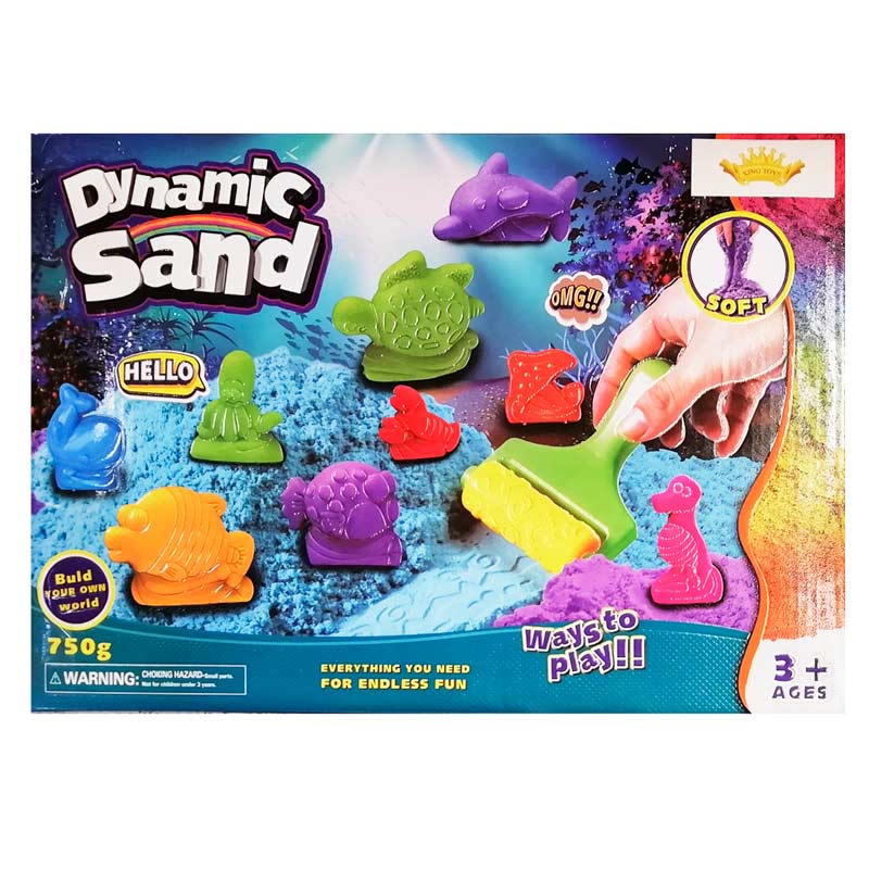 Arena Mágica Moldea Magic Sand Niños  , mar pastel de 750g