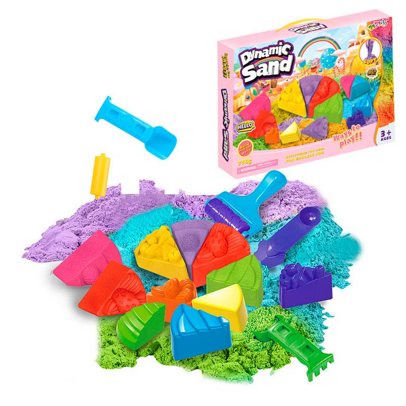 Arena Mágica Moldea Magic Sand Niños  , mar pastel de 750g