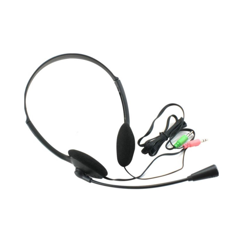 Audífonos De Diadema Con Micrófono 3.5mm Ele-Gate DM08 Color Negro