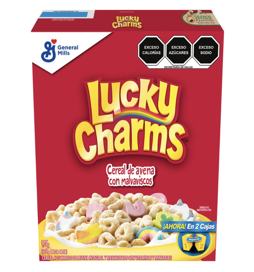 Cereal Lucky Charms 2 pack 1.3 kg total 
