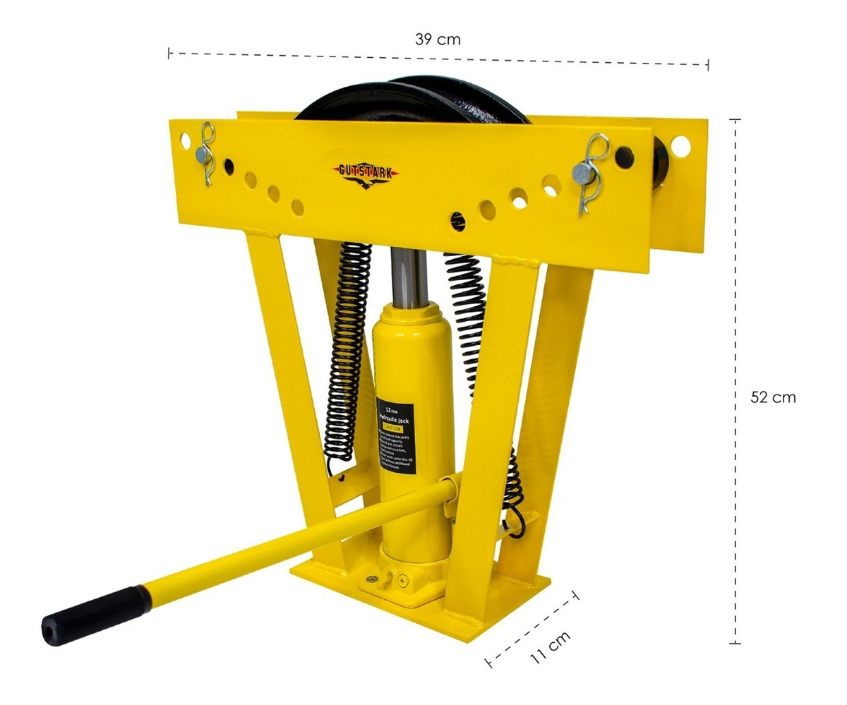 Dobladora Tubo Manual Hidraulica 12 T Industrial 1/2 A 22 In