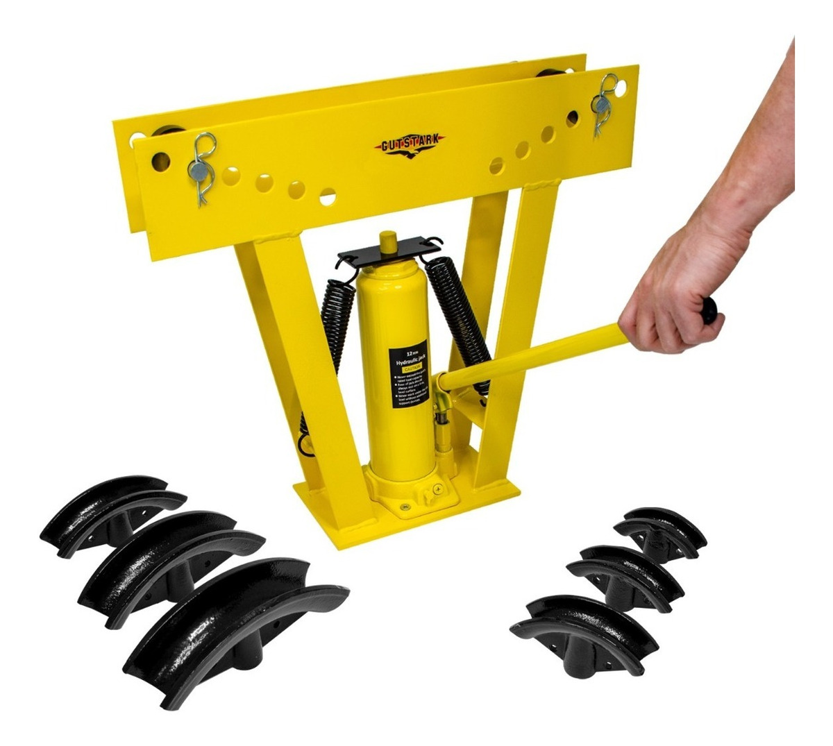 Dobladora Tubo Manual Hidraulica 12 T Industrial 1/2 A 22 In