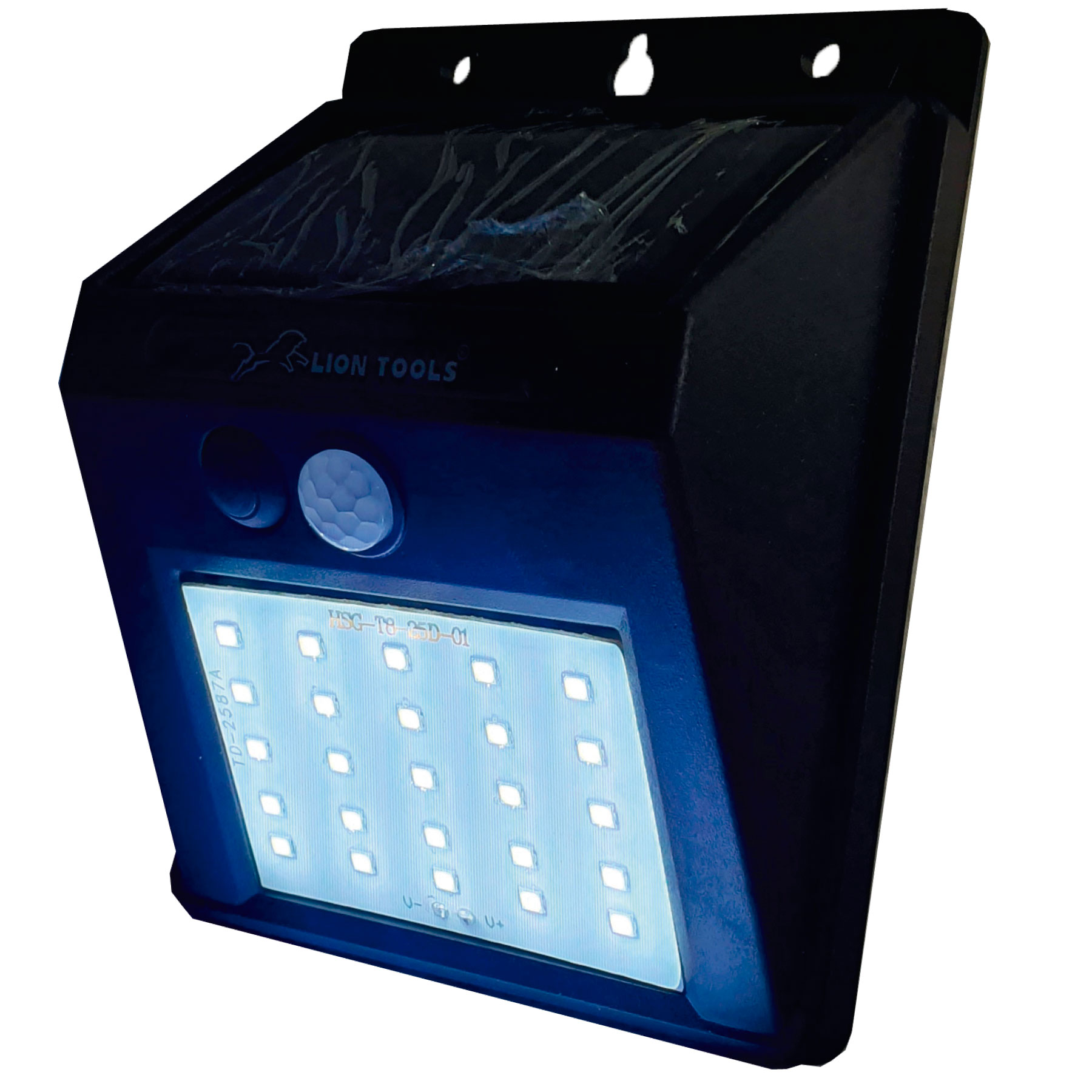 Lampara Arbotante Led 2 W Sensor 150 L Exterior Interior LionTools 2870