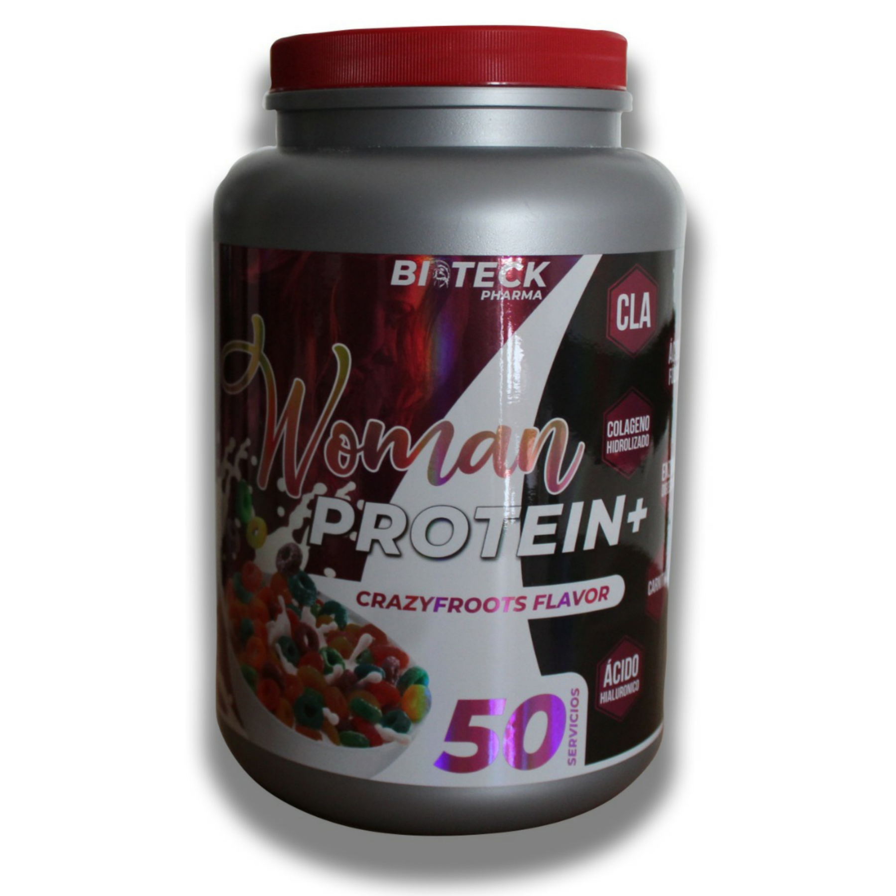 BIOTECKPHARMA | Woman protein sabor cereales frutales de 2 kg