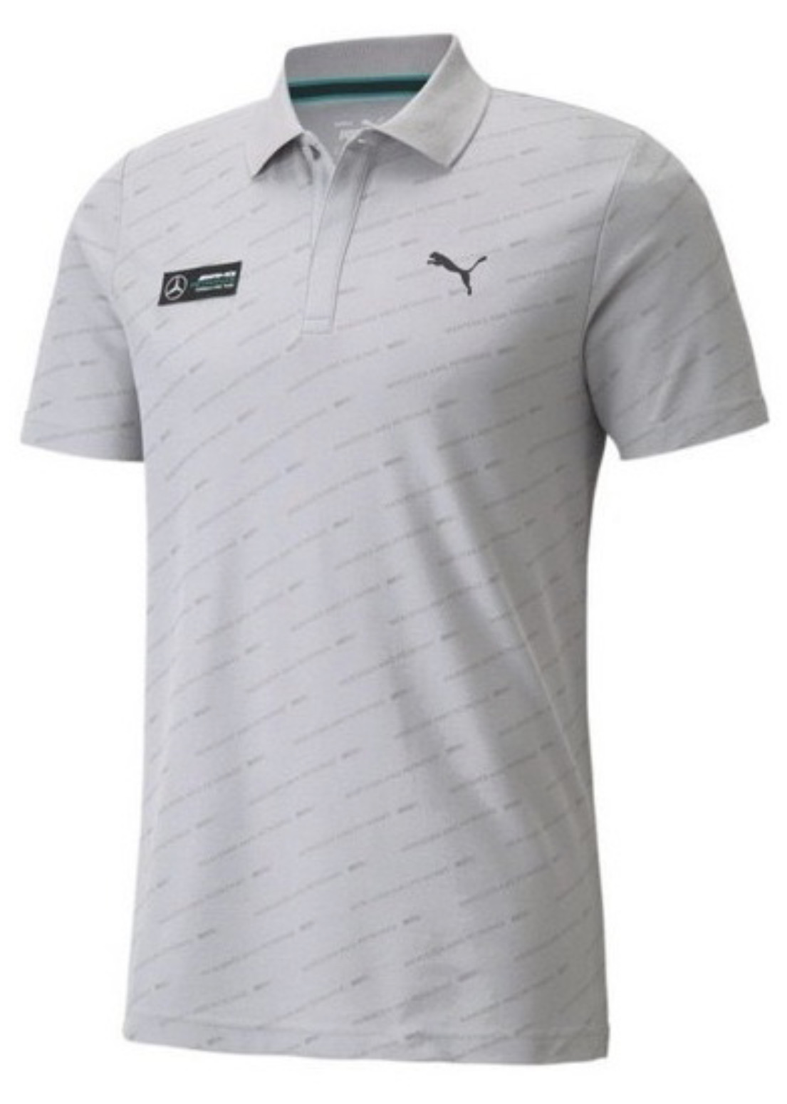 PLAYERA POLO MERCEDES BENZ AMG PETRONAS GRIS (531882-02)