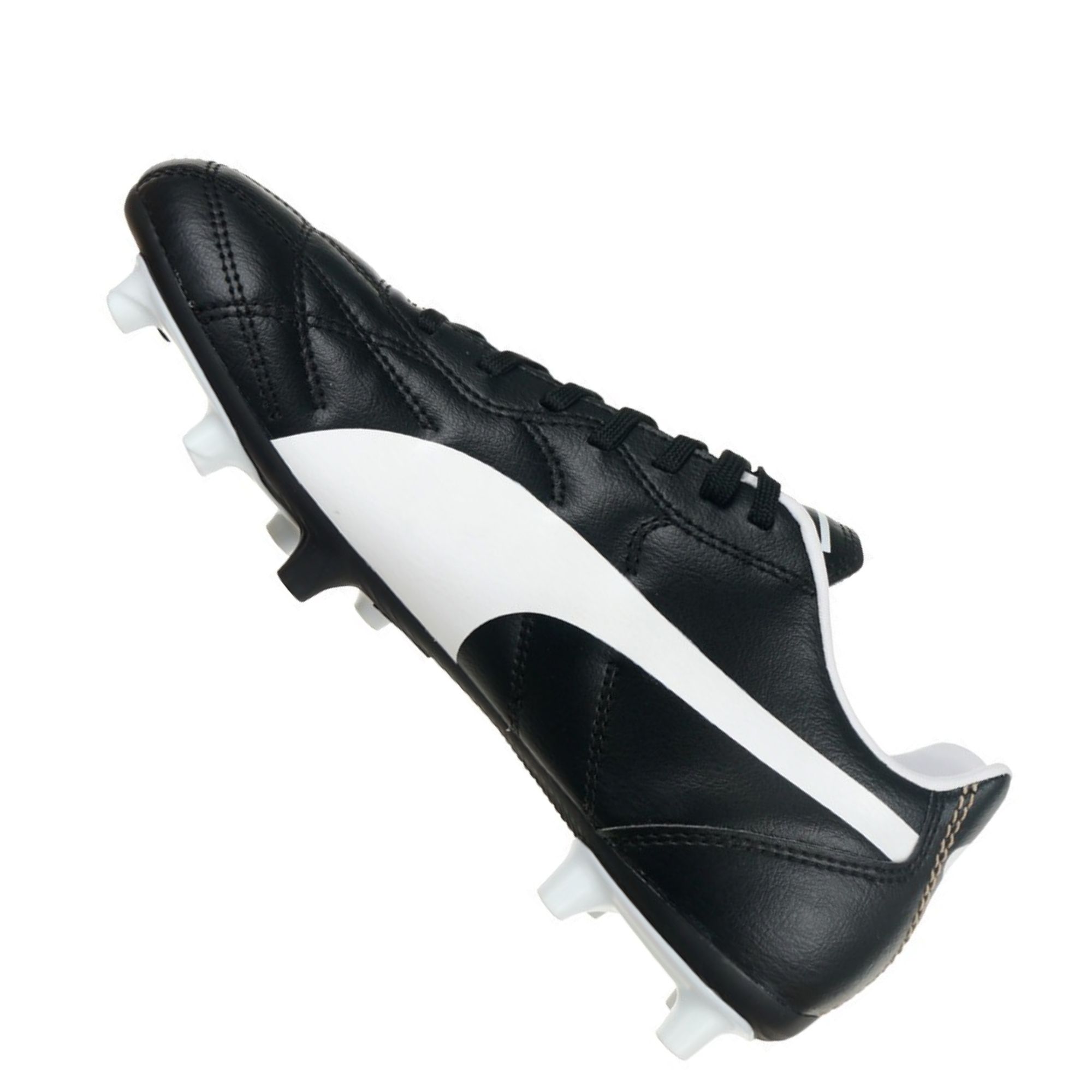 Tacos Tachones Puma Classic Negro con Blanco Hombre Originales 10365701